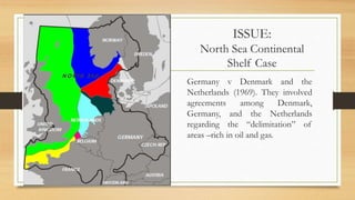 Pengantar Hukum Internasional - North Sea Continental Shelf Case | PPTX
