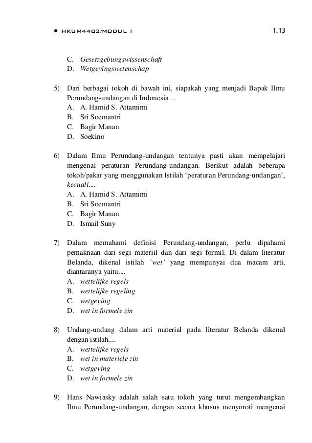 Pengertian ilmu perundang undangan menurut para ahli