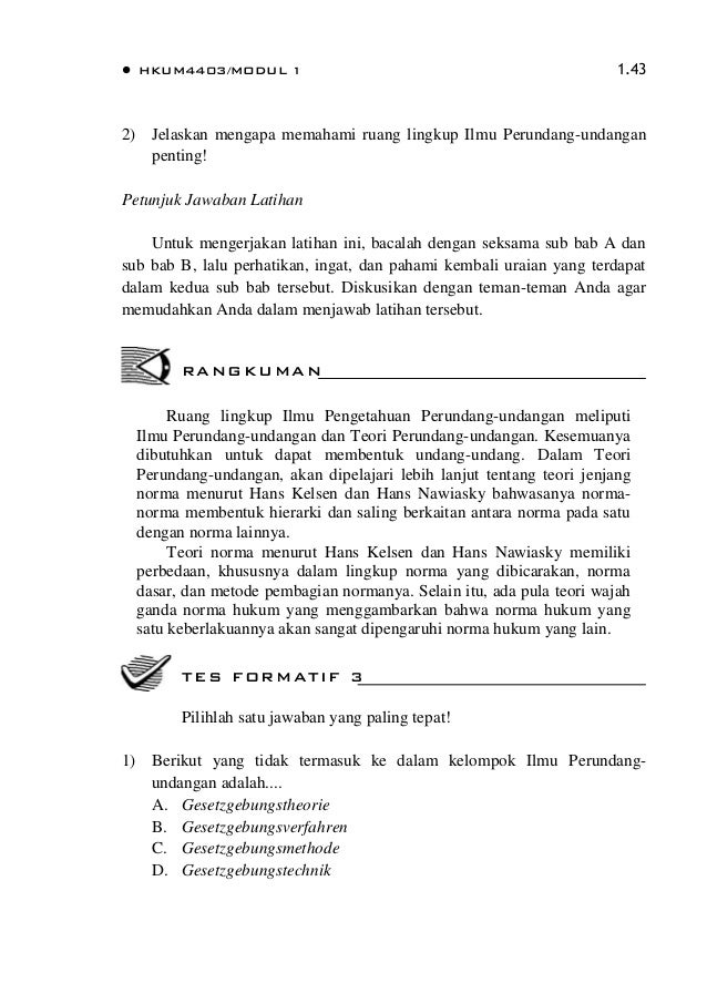 Pengantar Ilmu Pengetahuan Perundang Undangan