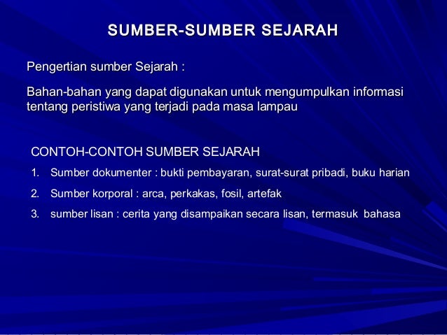 Contoh Generalisasi Dalam Ilmu Sejarah