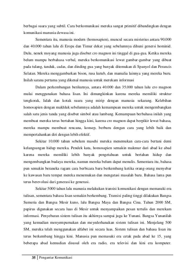 Pengantar Komunikasi