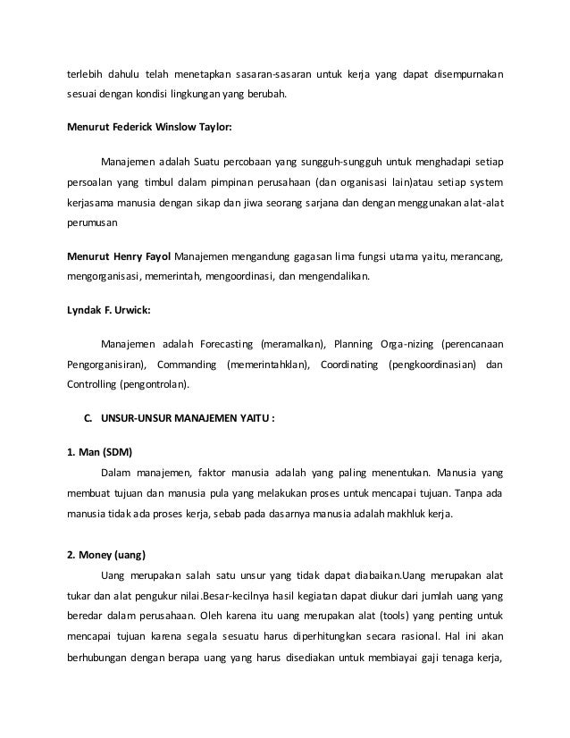 Pengantar Manajemen 1