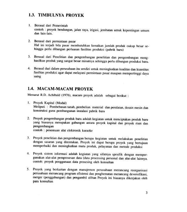 Pengantar manajemen proyek