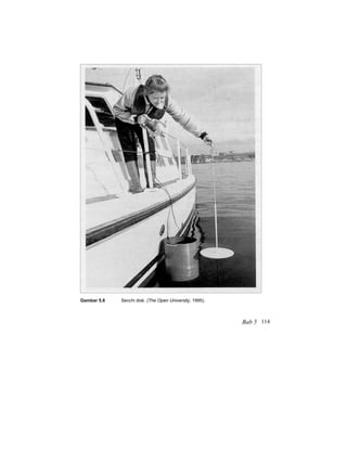 Gambar 5.6 Secchi disk. (The Open University, 1995).
Bab 5 114
 