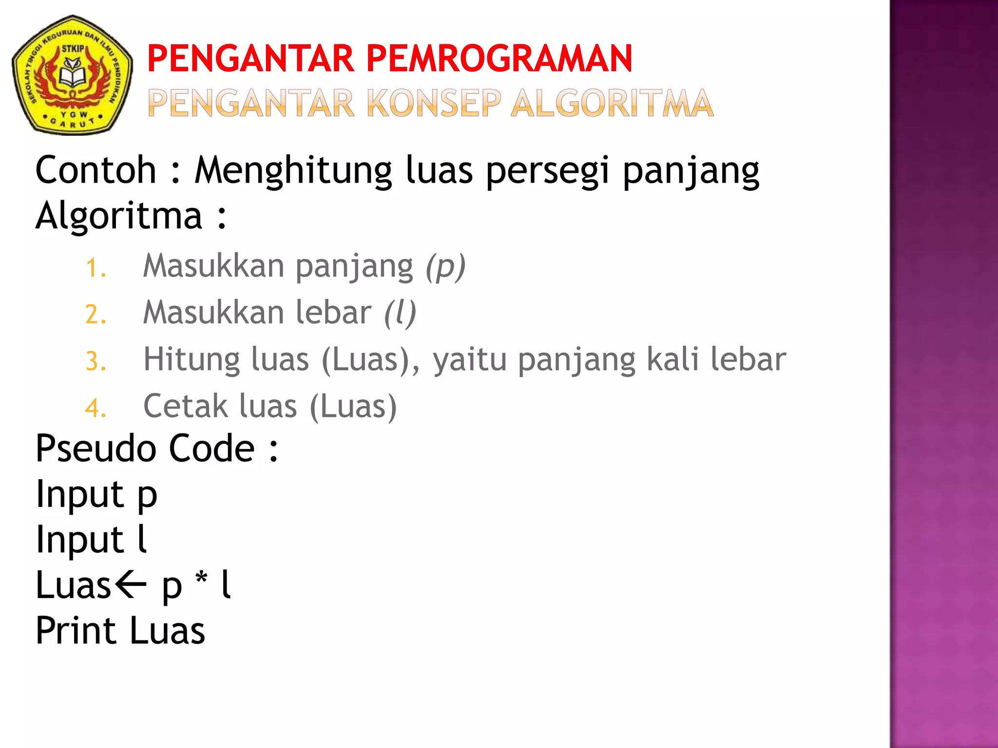 Pengantar Pemrograman Chapter 1 | PPSX