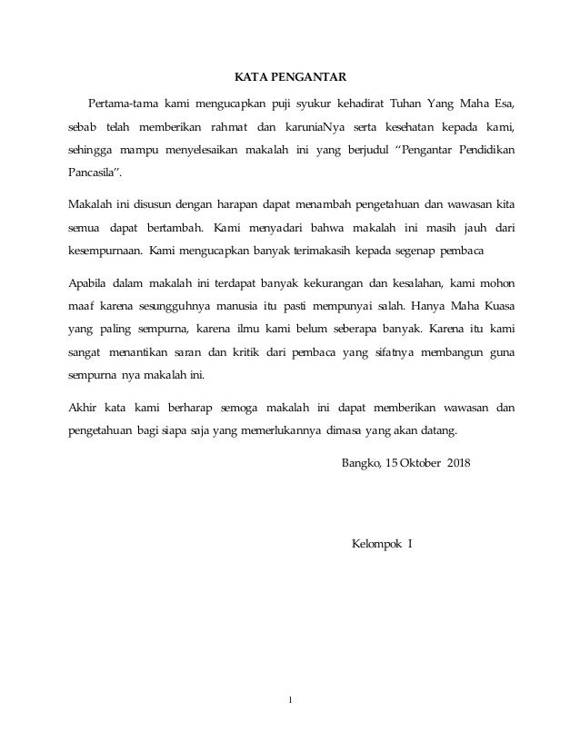 Pengantar Pendidikan Pancasila