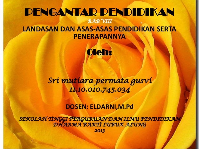 Pengantar Pendidikan Tiara 8