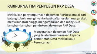 Rab Rkp Pengantar Penyusunan RKP Desa 2024.ppsx
