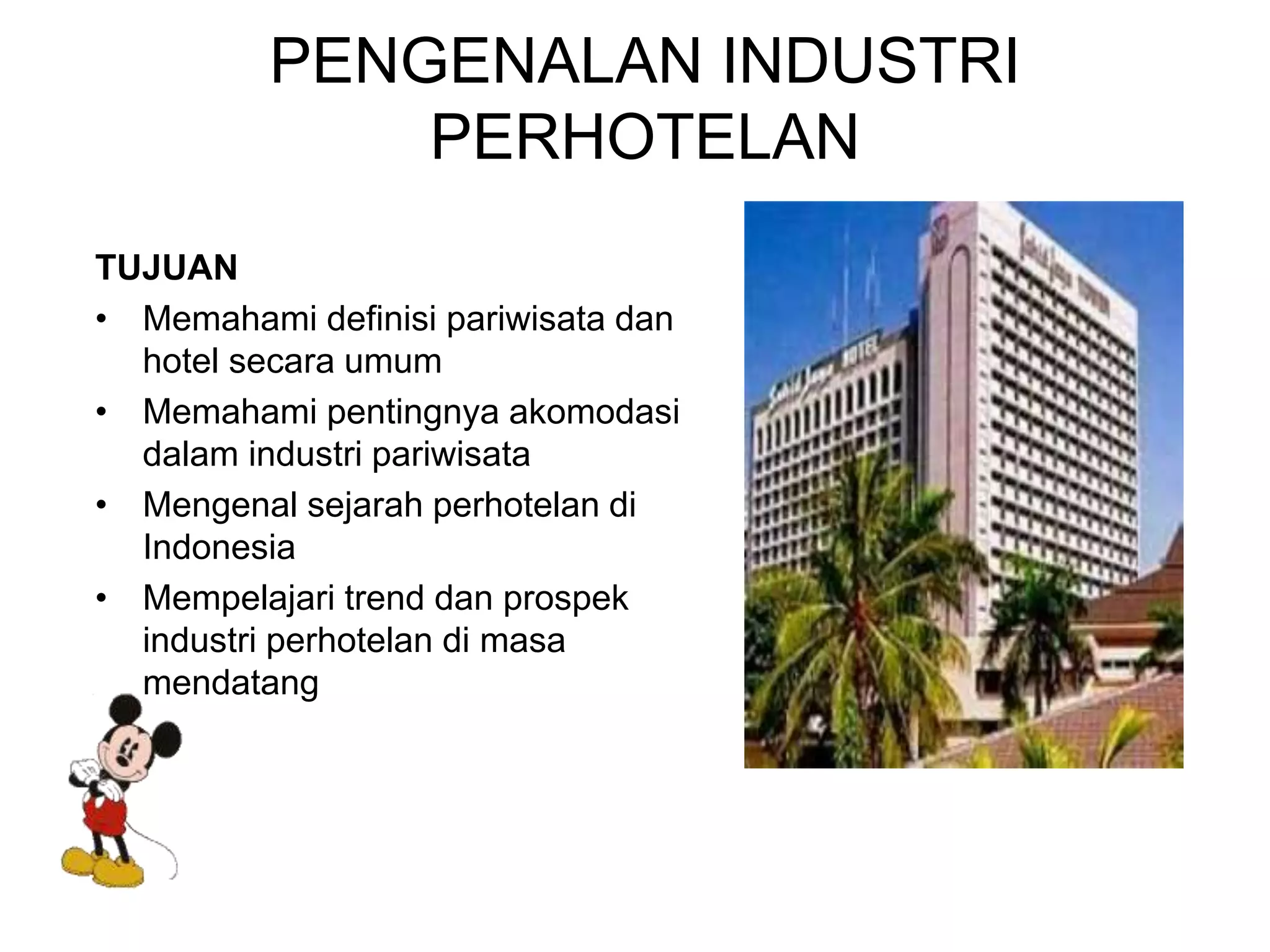 Pengantar perhotelan (student handout) PPTX