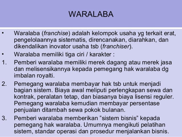 Peluang Waralaba Vending Machine Prosedur