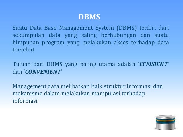 Pengantar Sistem Basis Data  Database