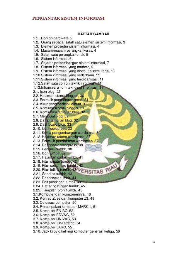 Pengantar sistem informasi