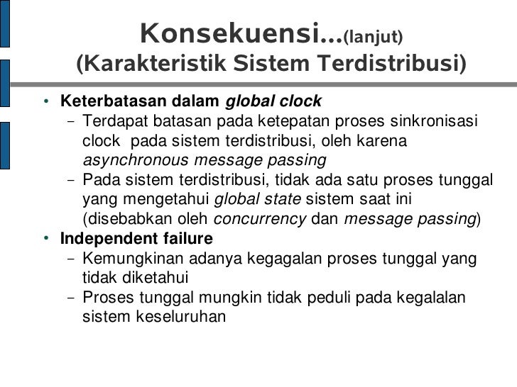 Pengantar sistem terdistribusi