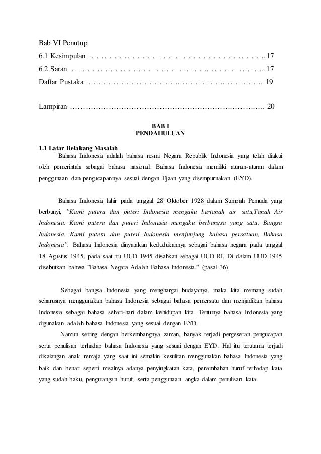 Pengaruh bahasa gaul terhadap bahasa indonesia