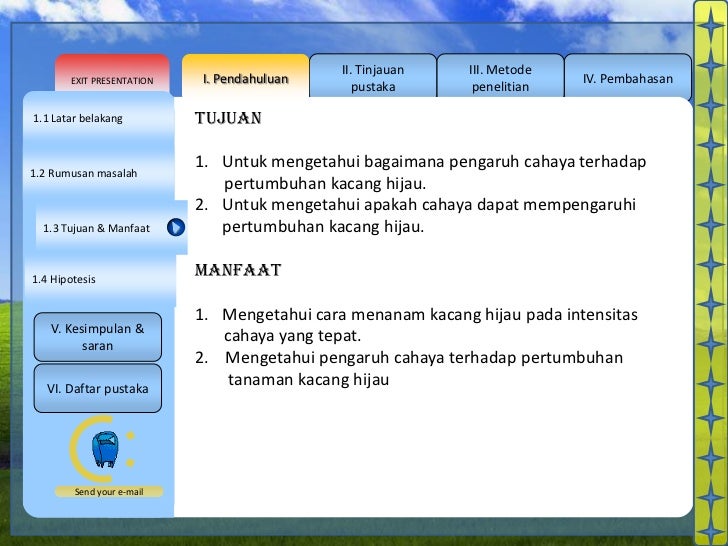 Pengaruh cahaya matahari terhadap pertumbuhan biji kacang Pengaruh cahaya matahari terhadap pertumbuhan biji kacang