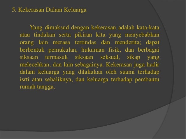 Pengaruh gaya hidup terhadap keluarga