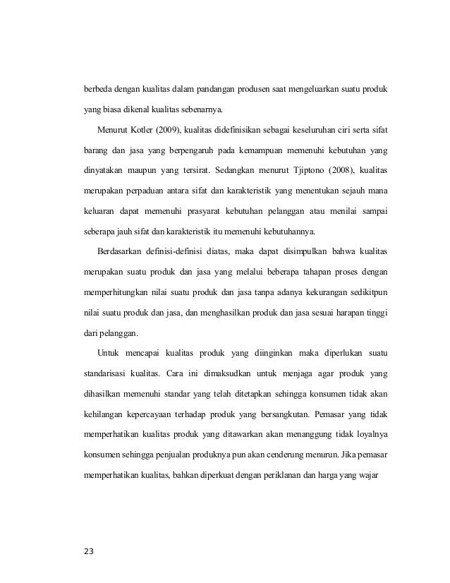 Pengaruh Harga Citra Merek Dan Kualitas Produk Terhadap Kepuasan Pe
