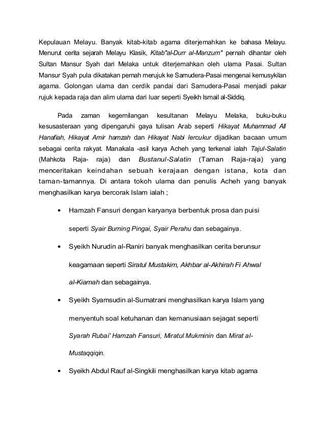 Cerita Nabi Ismail Pengaruh islam di alam melayu Cerita Nabi Ismail Pengaruh islam di alam melayu