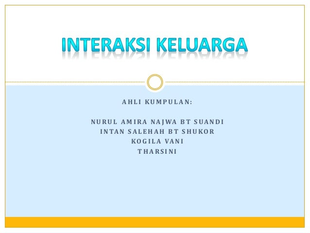 Interaksi Keluarga