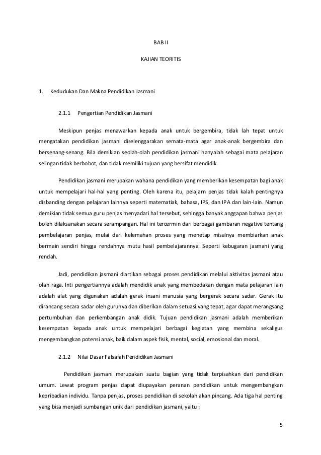 Pengaruh Pendidikan Jasmani Terhadap Kecerdasan Intelejensi Emosi Dan