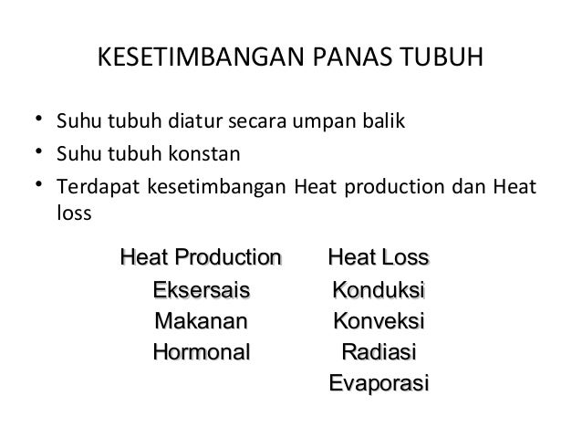 Pengaruh suhu terhadap kulit (modul kulit dan jaringan