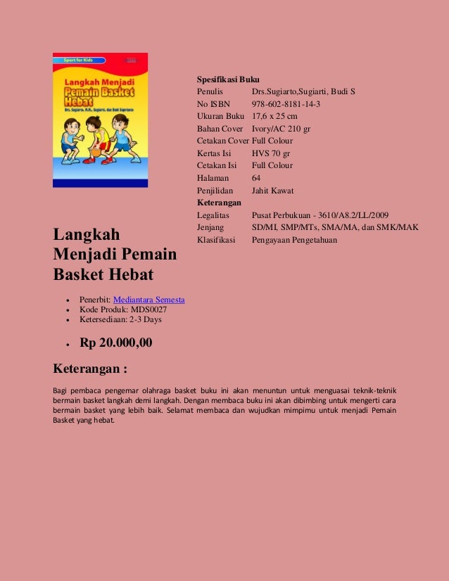 Buku Pengayaan Penjasorkes, dipasarkan oleh Perusahaan Buku Pengayaan Penjasorkes, dipasarkan oleh Perusahaan