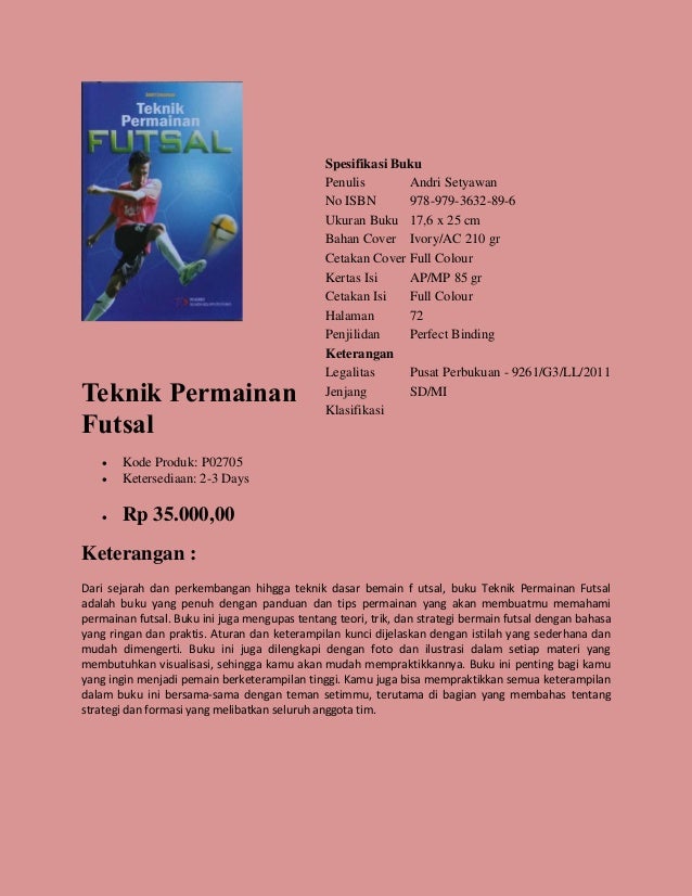 Buku Pengayaan Penjasorkes, dipasarkan oleh Perusahaan 