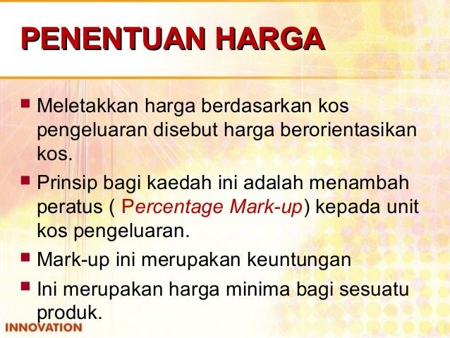 Penentuan Harga Jual