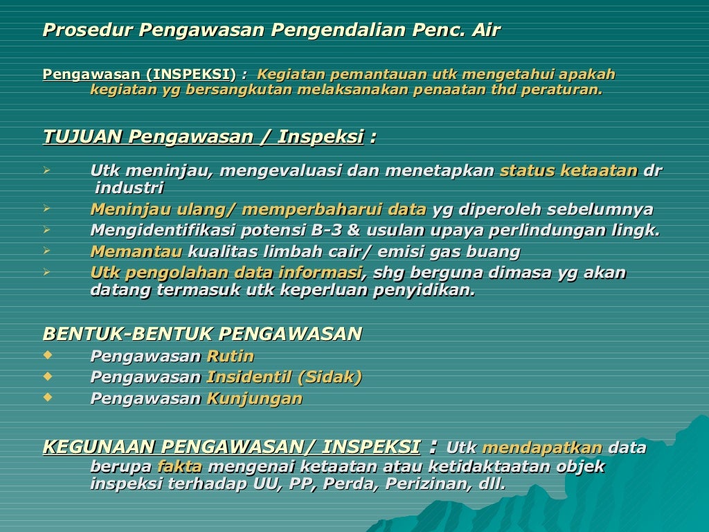 Pengelolaan Limbah Industri