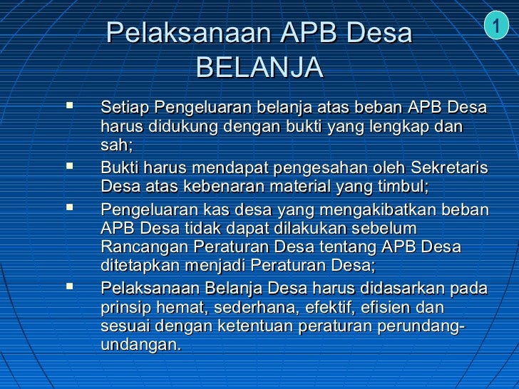 Penggunaan aplikasi keuangan desa harus mendapatkan persetujuan dari