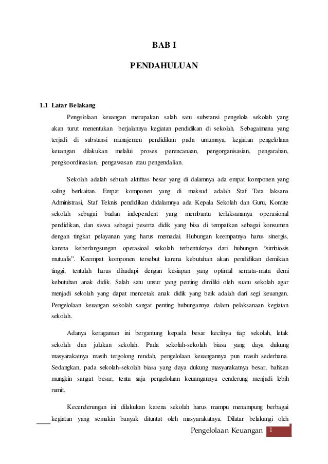 Pengelolaan Keuangan