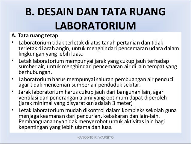 Pengelolaan lab ipa 1 2 - laboratorium dan pengadaan bahan