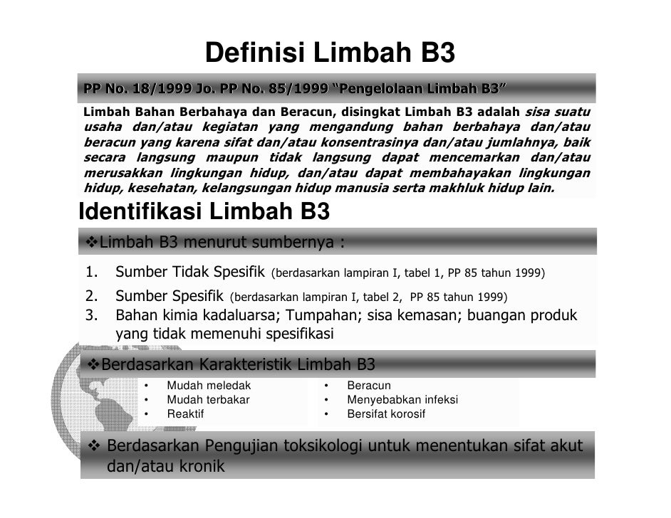Pengelolaan Limbah B3