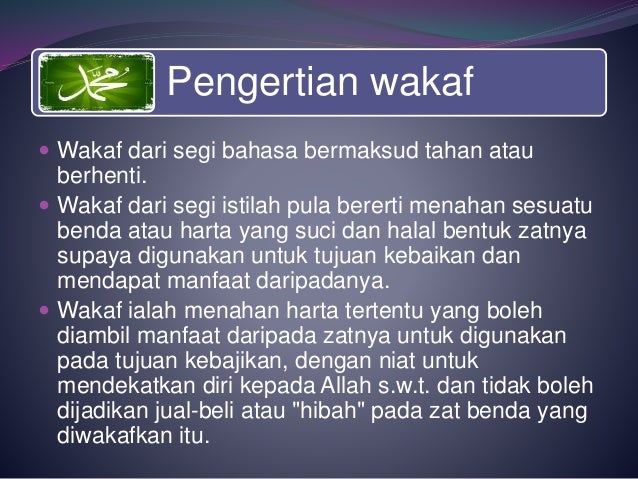 Pengelolaan Wakaf Secara Jujur