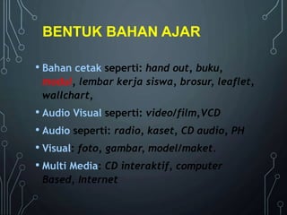 Pengembangan bahan ajar | PPT