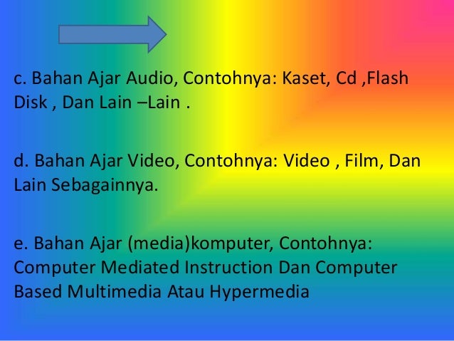 Power Point Jenis Jenis Bahan Ajar