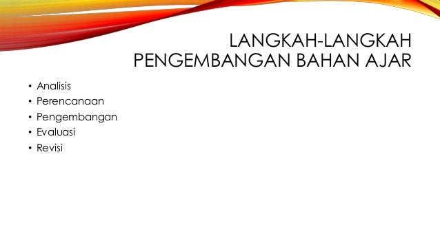 Pengembangan Bahan Ajar 2