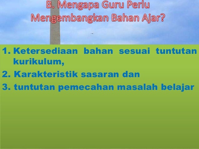 Pengembangan bahan ajar dengan menggunakan multimedia 
