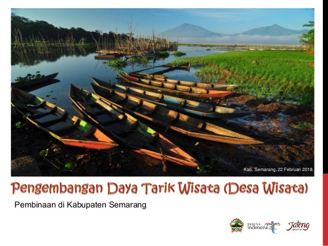 Pengembangan Daya Tarik Wisata Di Kabupaten Semarang