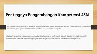 Pengembangan diri Copy pada asn di era digital | PPTX