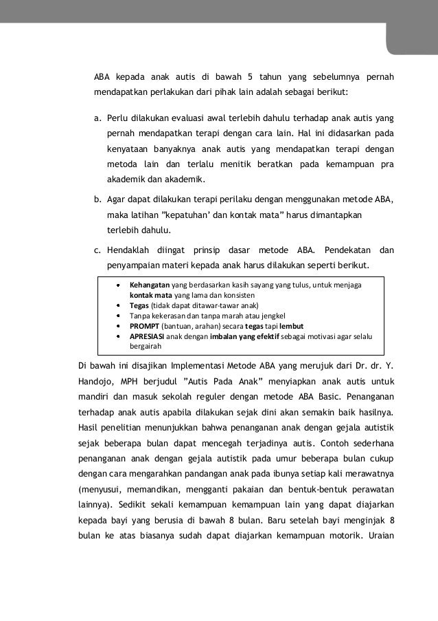 Pengembangan interaksi sosial dan komunikasi anak autis