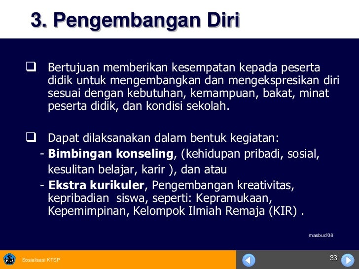 Pengembangan K T S P