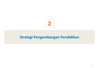 2

Strategi Pengembangan Pendidikan




                                   6
 
