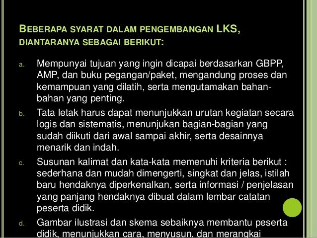 Pengembangan LKS_Perangkat Pembelajaran Bio