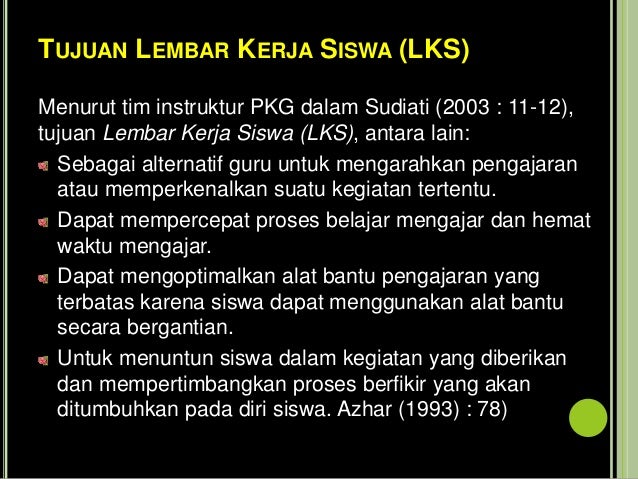 Pengembangan LKS_Perangkat Pembelajaran Bio