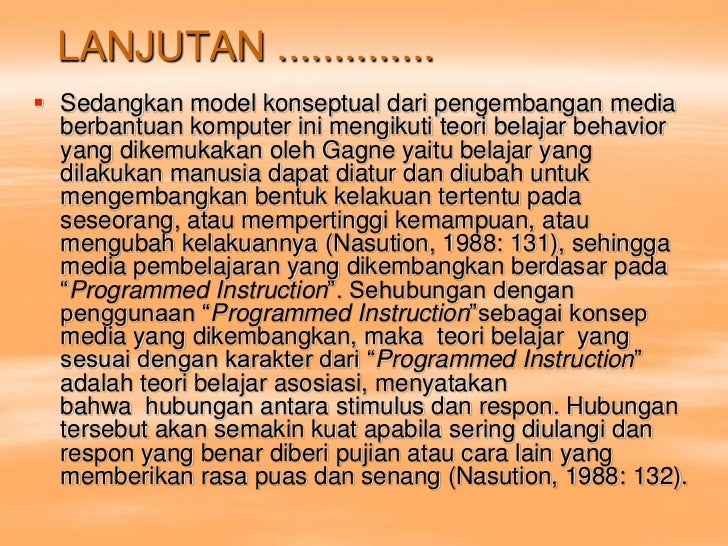 Pengembangan media pembelajaran