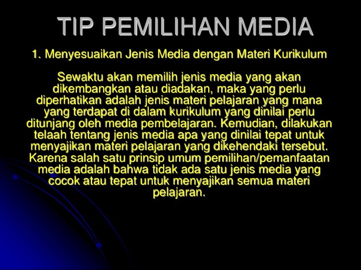 Pengembangan media pembelajaran