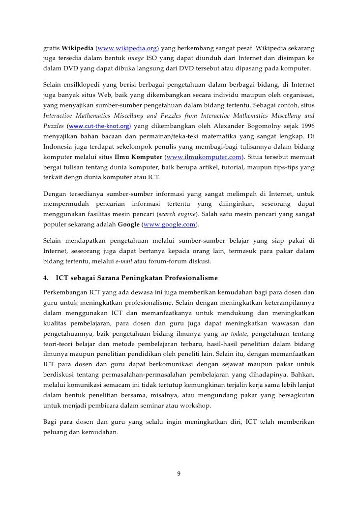 Pengembangan media pembelajaran berbasis ict