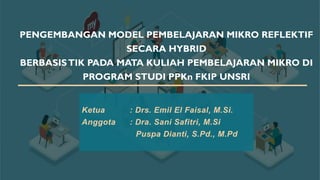Pengembangan Studi Mandiri Reflektif dalam Kuliah Guru Pengembangan Studi Mandiri Reflektif dalam Kuliah Guru