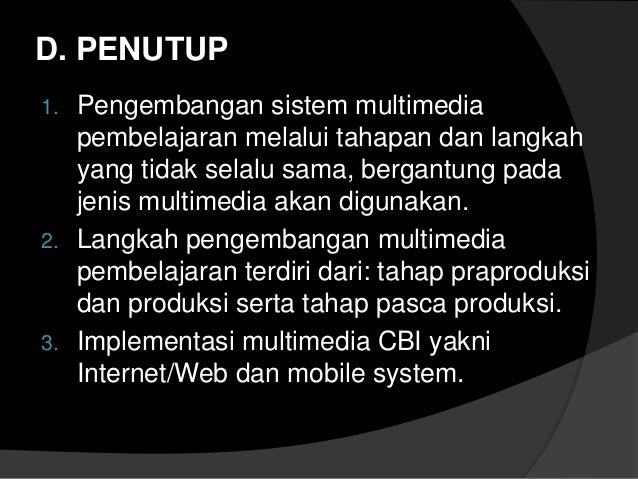 Pengembangan Multimedia 38993844
